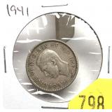 1941 Canadian quarter