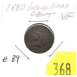 1880 Indian Head cent