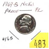 1969-S Proof nickel