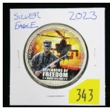 2003 American Silver Eagle 'Defenders of Freedom'