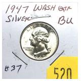1947 Washington quarter, Unc.