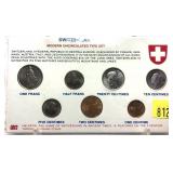 1968 Swiss coin set