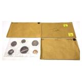 x3- 1968, 1969, 1971 Canadian Proof sets -x3 s