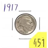 1917 Buffalo nickel