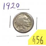 1920 Buffalo nickel