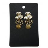 Sterling silver gold wash 2-tone modernist pearl