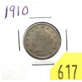 1910 Liberty nickel