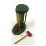 Wood Toy 'High Striker' (Ring the Bell) 10' high