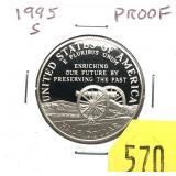 1995-S Proof Commemorative half dollar