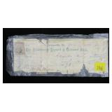 1874 bank check