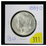 1884-O Morgan dollar, BU