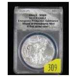 2020 (P) American Silver Eagle ANACS slab