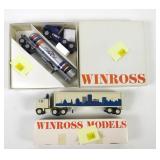 Lot, 2 Sets Winross Trucks & Trailers: The