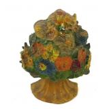 Floral Cast Iron Doorstop, 8' High