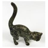 Cat Cast Iron Doorstop, 10 1/2' High, 8' Long