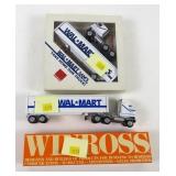 Lot, 2 Sets Winross Walmart Trucks & Trailers
