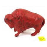 Buffalo Billy Bank, Cast Iron, 3' high, 4 1/4'