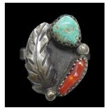 Vintage sterling silver Southwestern turquoise