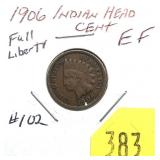 1906 Indian Head cent