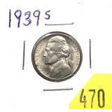 1939-S  Jefferson nickel