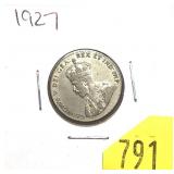 1927 Canadian 5-cents