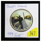 American Silver Eagle 'Vietnam War,' Unc.