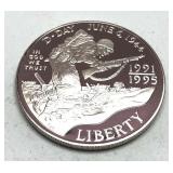 1995 Commemorative Proof silver dollar