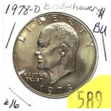 1978-D Eisenhower dollar, Unc.