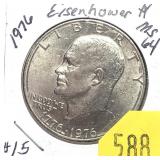 1976 Eisenhower dollar, Unc.
