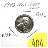 1943 Lincoln cent