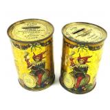 Lot, 2 National Canners Association Metal Banks,