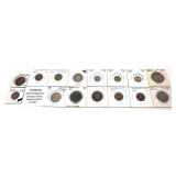 x15- World coins with silver -x15 coins -Sold by