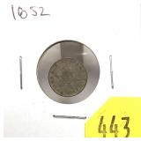1852 3-cent silver