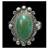 Bell Trading Post sterling silver green turquoise