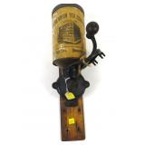 Vintage Coffee Grinder w/ Grand Union Tea