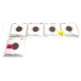 Lot, 5 error pennies