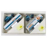 Lot, 2 Sets Winross Howard Johnson Trucks &