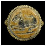 Vintage Middle Eastern intaglio ring, size 8