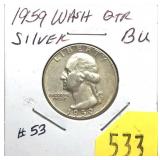 1959 Washington quarter