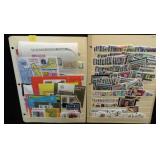 Lot, 10 Stock book Pages: Indonesia, Guernsey,