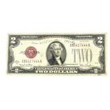 $2 red seal note series of 1928