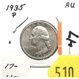 1937 Washington quarter, Unc.