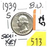 1942 Washington quarter, Unc.