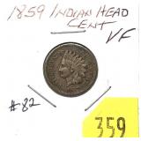 1859 Indian Head cent