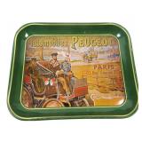 Automobiles Peugeot Paris Advertising Tray,