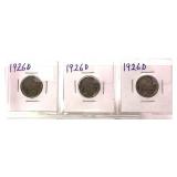 x29- Buffalo nickels, mixed dates -x29 nickels -