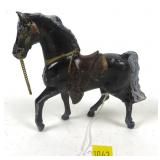 Cast Metal Horse, 4 1/2'High x 4 1/2' 4 1/2' L