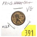 1911-S Lincoln cent
