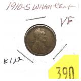 1910-S Lincoln cent
