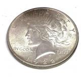 1922 Peace dollar